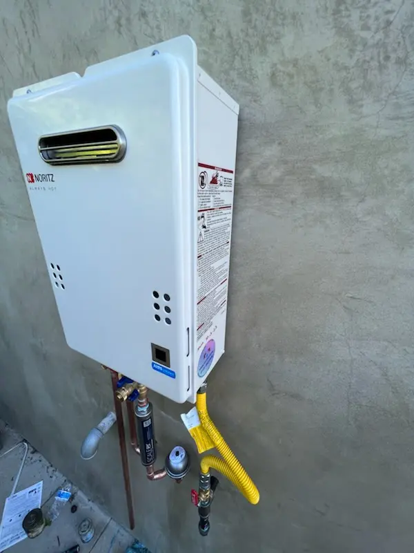 Tankless water heater installation for Walnut Grove homes